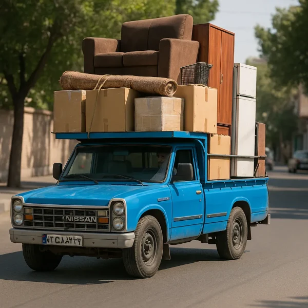 حمل بار با نیسان به مشهد در کمترین زمان